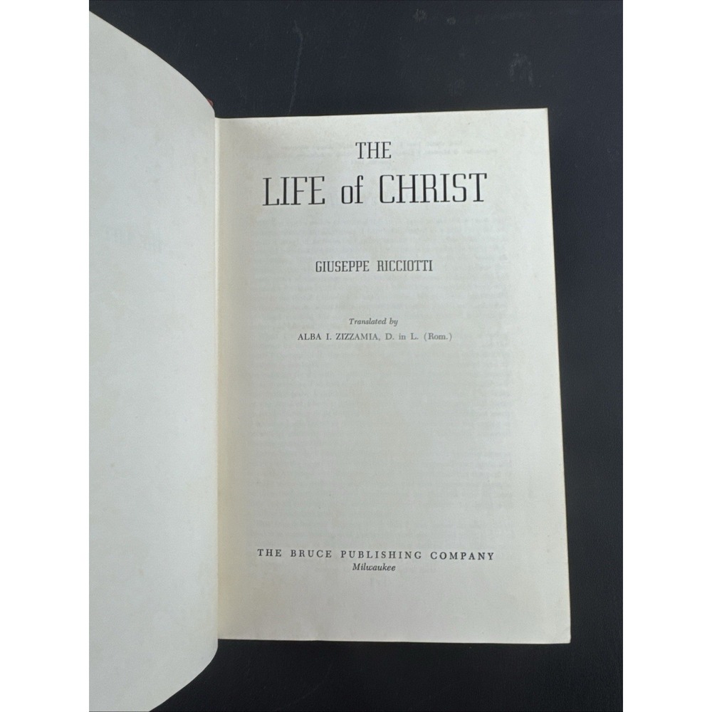 The Life of Christ Giuseppe Ricciotte